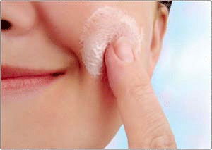 Figure. The two most important topical agents for treating sun damage and pigment changes are vitamin A creams and high-SPF sunscreens.
