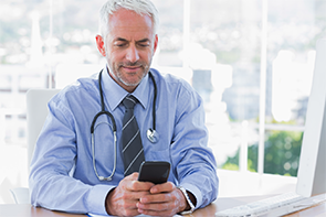 Instant messaging and texting have made communication easier for physicians who are hard of hearing.