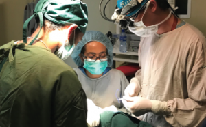 Dr. Wiedermann and his team perform surgery at Ayder Comprehensive Referral Hospital in Mekelle, Ethiopia.