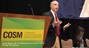 James Bagian, MD, PE delivers the 2019 Ogura Lecture.