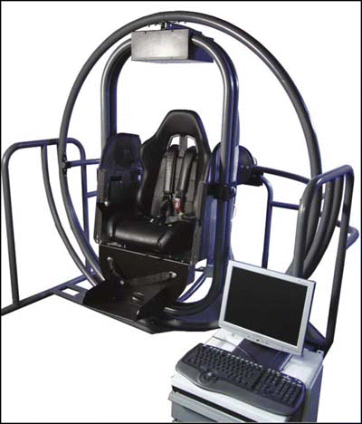 Figure. The Epley Omniax chair will be used for quantified testing and diagnosis for BPPV and other vestibular disorders.