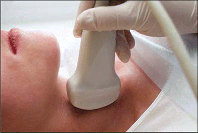Figure. Ultrasound, when used in conjunction with the serum thyroglobulin test, is acritical tool for detection of recurrent and metastatic disease.
