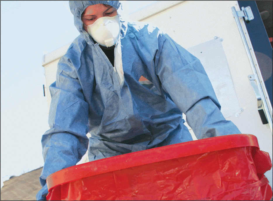 Figure. Although some hospitals reportedly put 70% of all their waste into biohazardous waste treatment, the CDC says that only 2% to 3% of hospital waste needs to be disposed of as infectious waste.