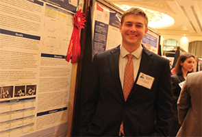 Dane Barrett, MD, won second place for his poster.